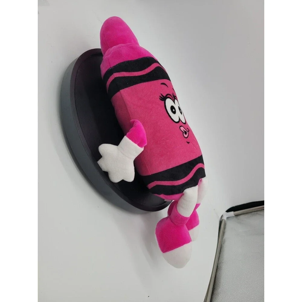 Hallmark Crayola Experience Crayon Smiling Jazzberry Jam Pink Plush 20